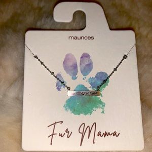 NWT “Fur Mama” Necklace